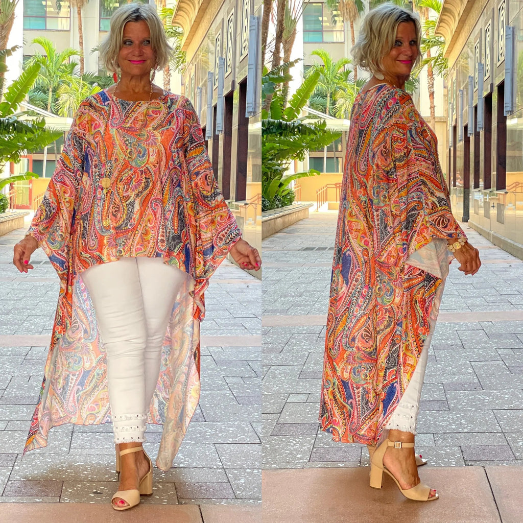 PAISLEY SPALSH TUNIC